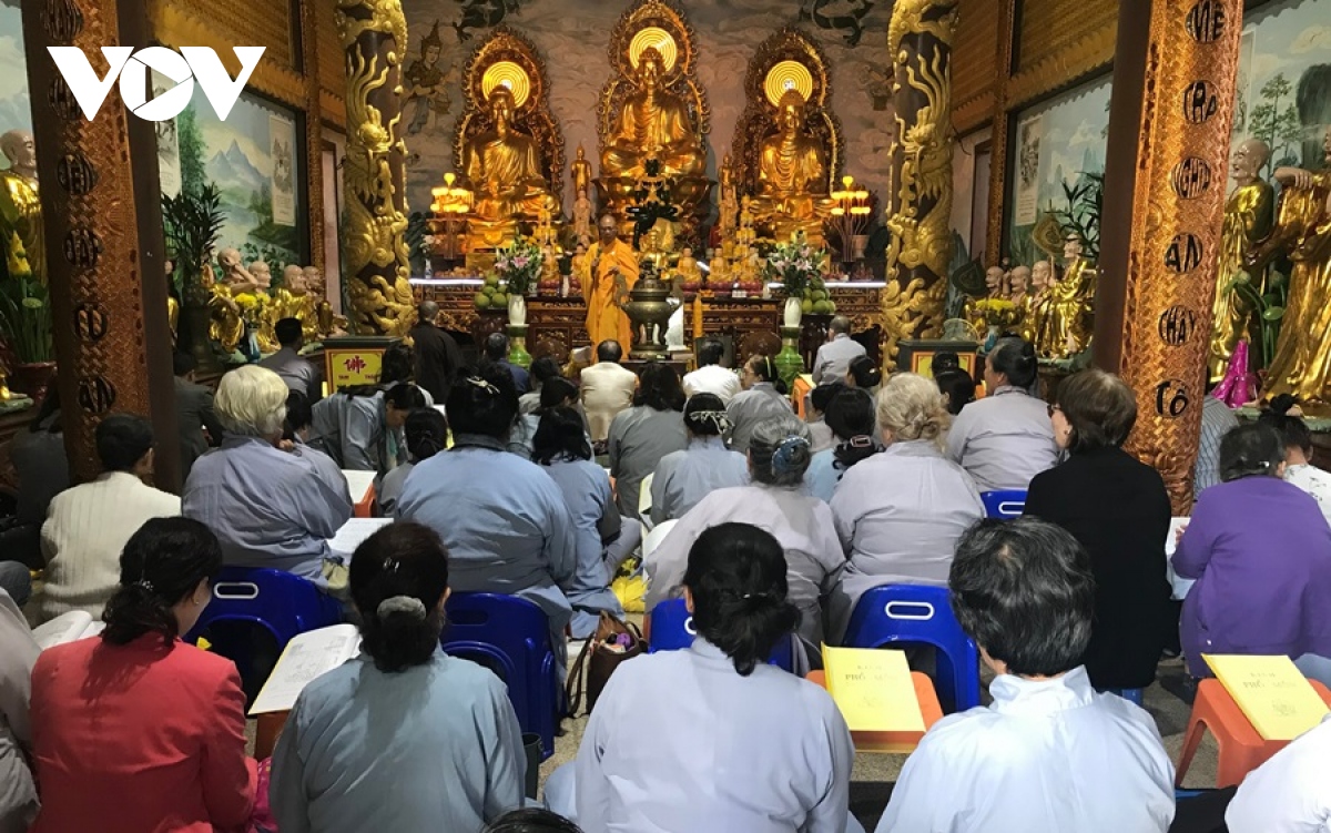 Chùa Phật Tích Vientiane (Lào) tổ chức lễ cầu quốc thái dân an